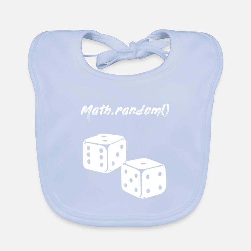 Zufall Math.random() Würfel Programmierer Baby Bio-Lätzchen