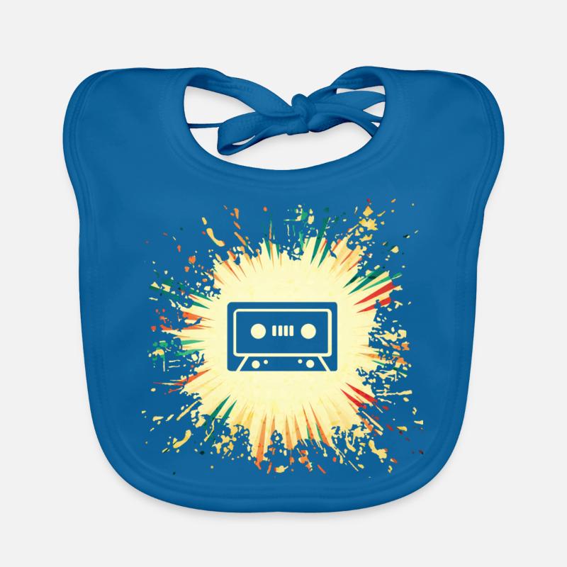 Cassette Compact cassette Music cassette Organic Baby Bibs