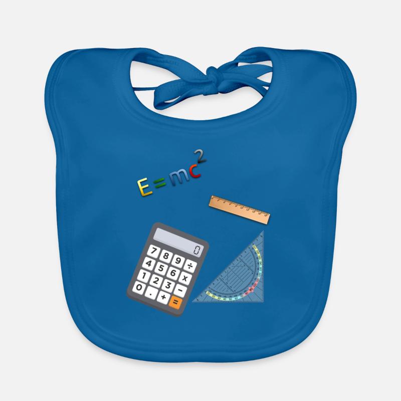 maths Organic Baby Bibs