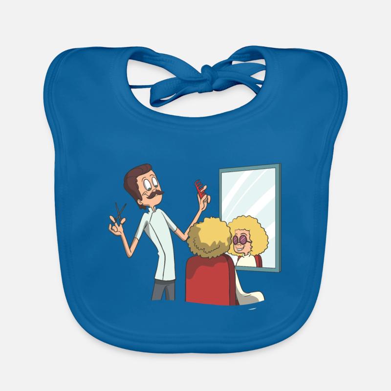 Coiffeur coupe, peignage, pose Bavoir bio Bébé