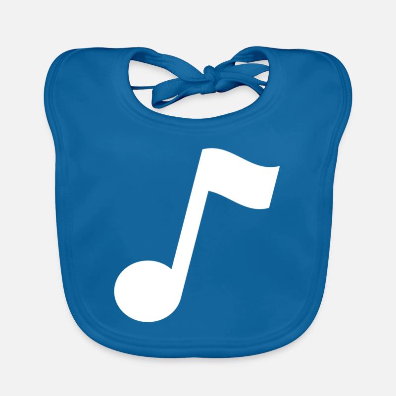 note de musique Bavoir bio Bébé