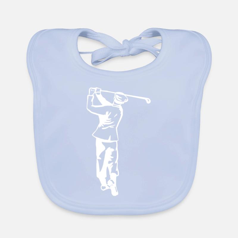 Golf - Golf - Golfeurs Bavoir bio Bébé