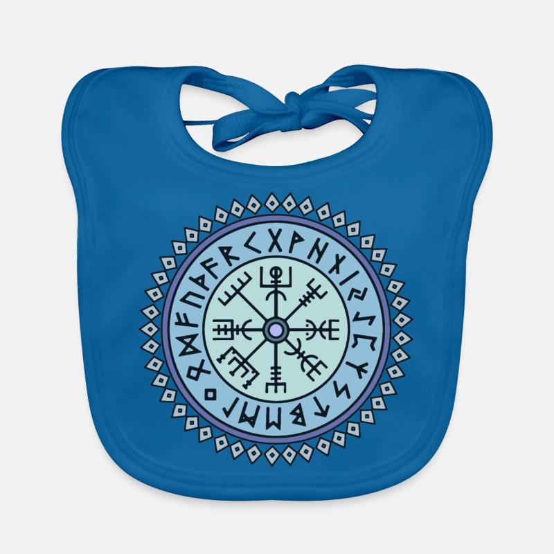Vegvisir symbol rune script Økologisk babysmekke