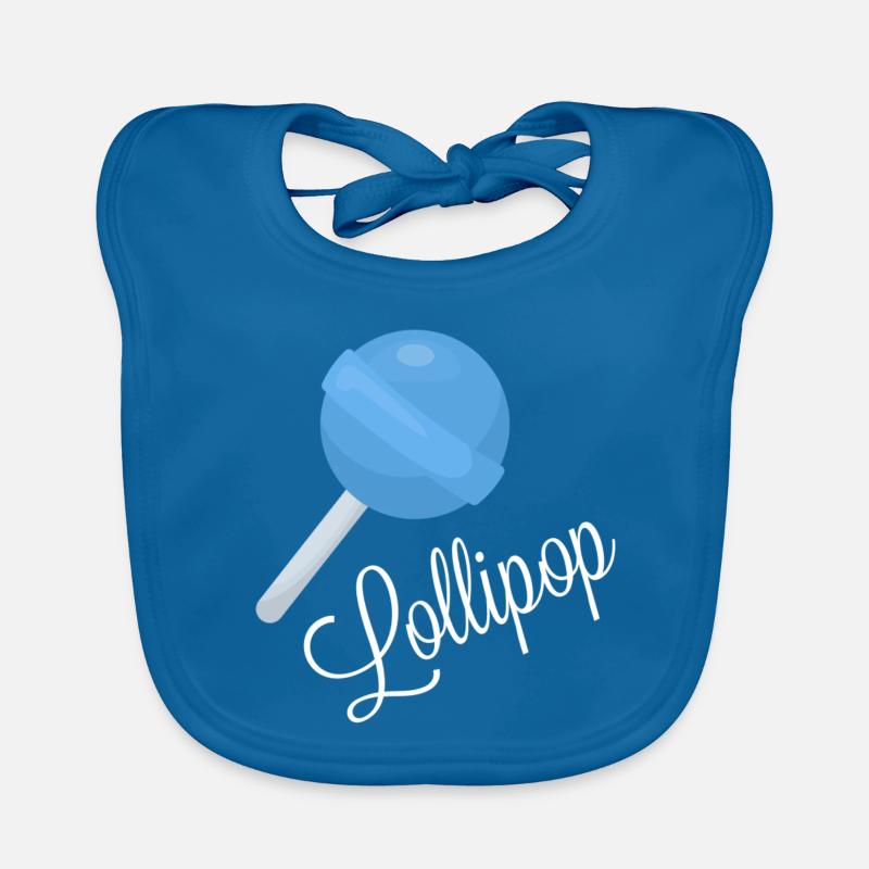 Lollipop design Organic Baby Bibs