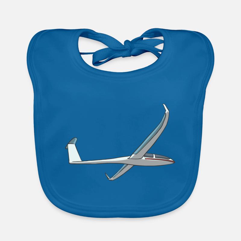 Glider flight glider glider Organic Baby Bibs