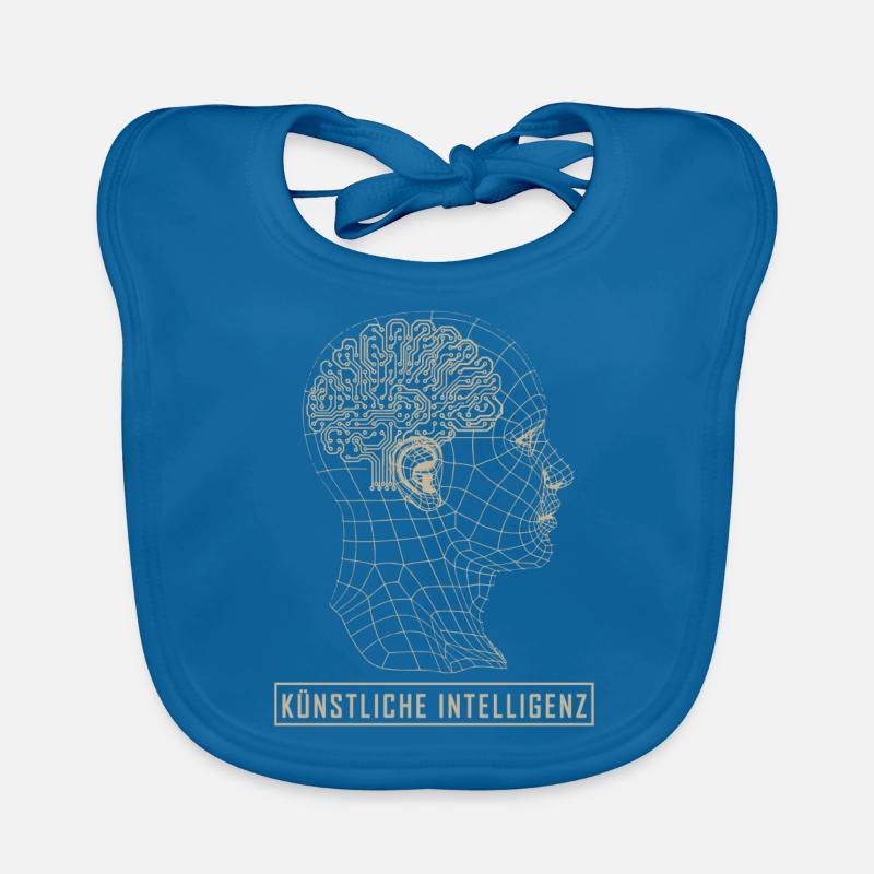 Artificial Intelligence AI AI Shirt Design Organic Baby Bibs