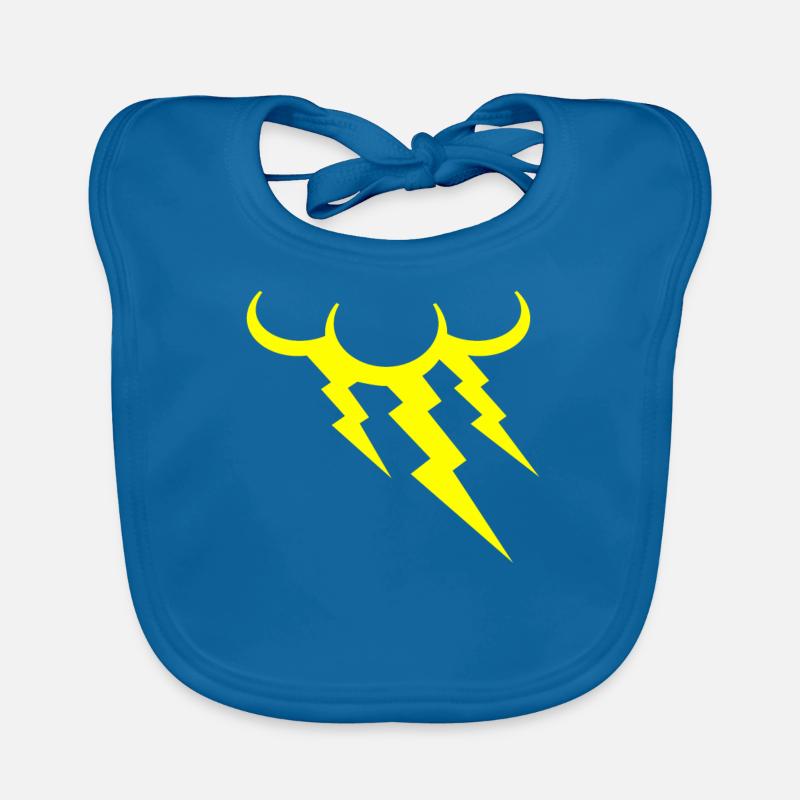 Thunder lightning cloud Organic Baby Bibs