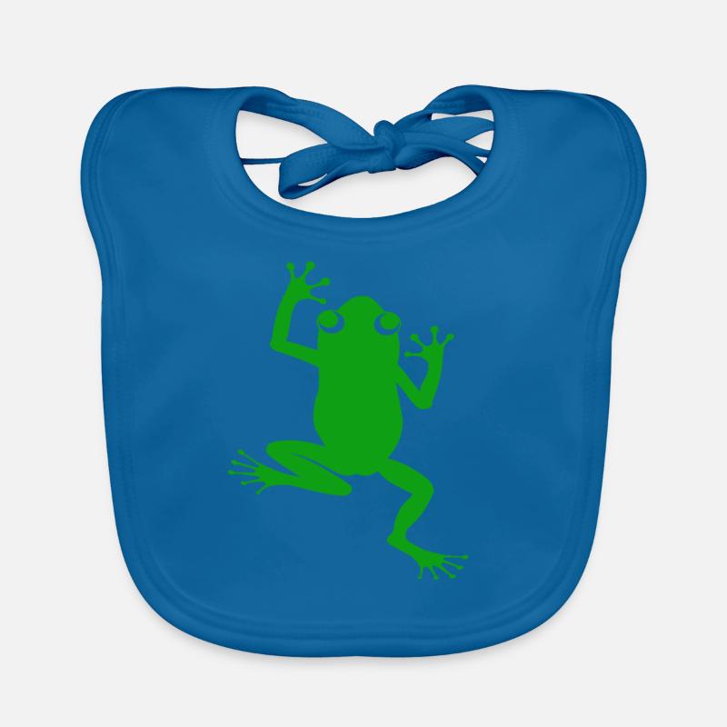 FROSCH - Baby Bio-Lätzchen - Pfauenblau