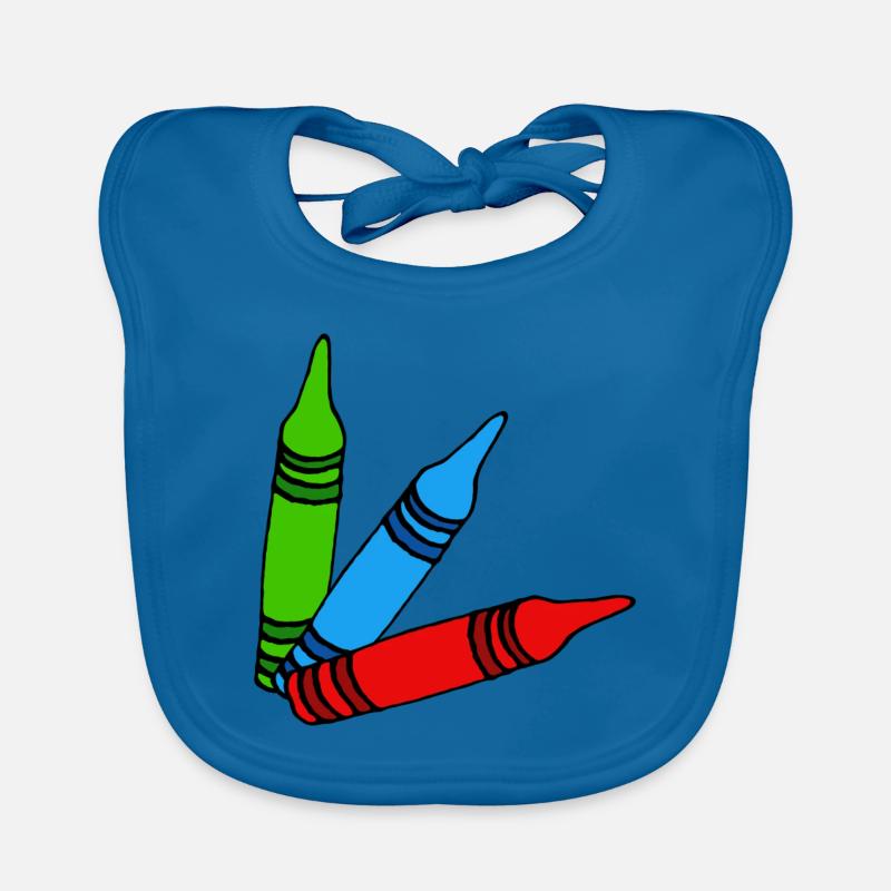 crayons Bavoir bio Bébé