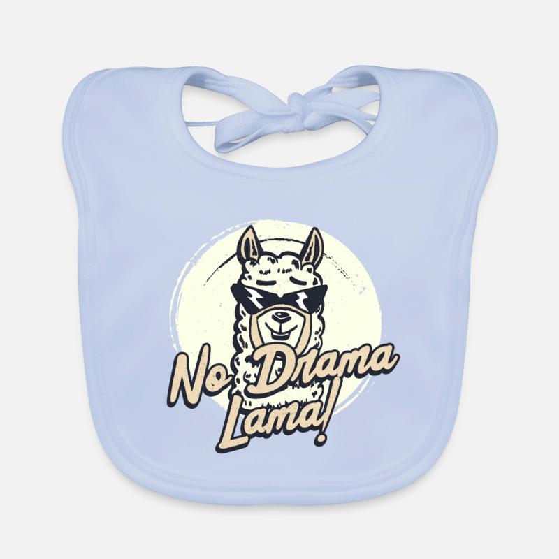 Pas de drame, lama! Bavoir bio Bébé