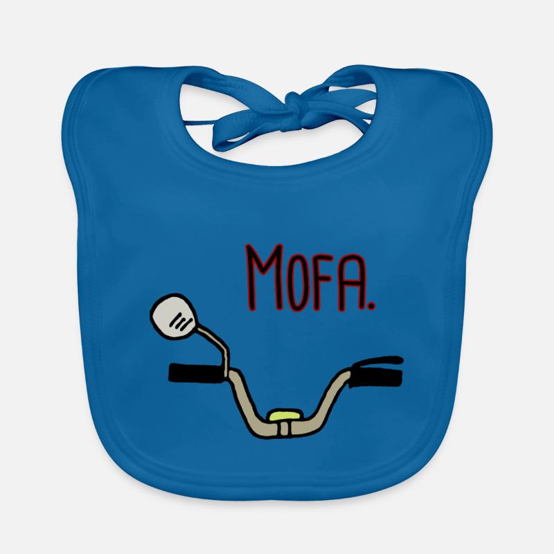 Moped handlebar 25 kmh statement Organic Baby Bibs