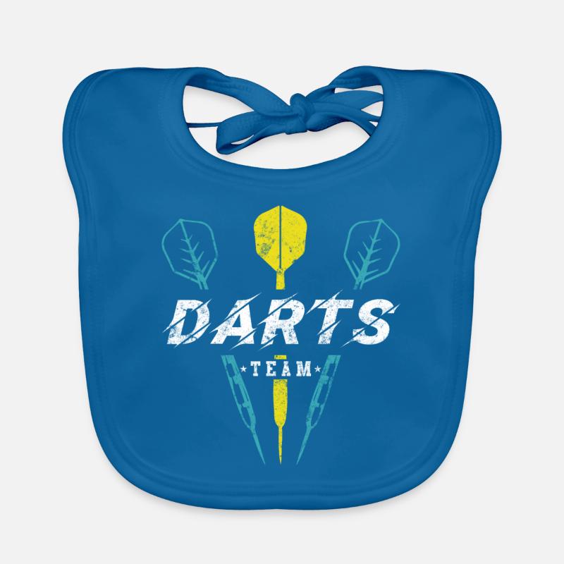 Darts team darts Organic Baby Bibs