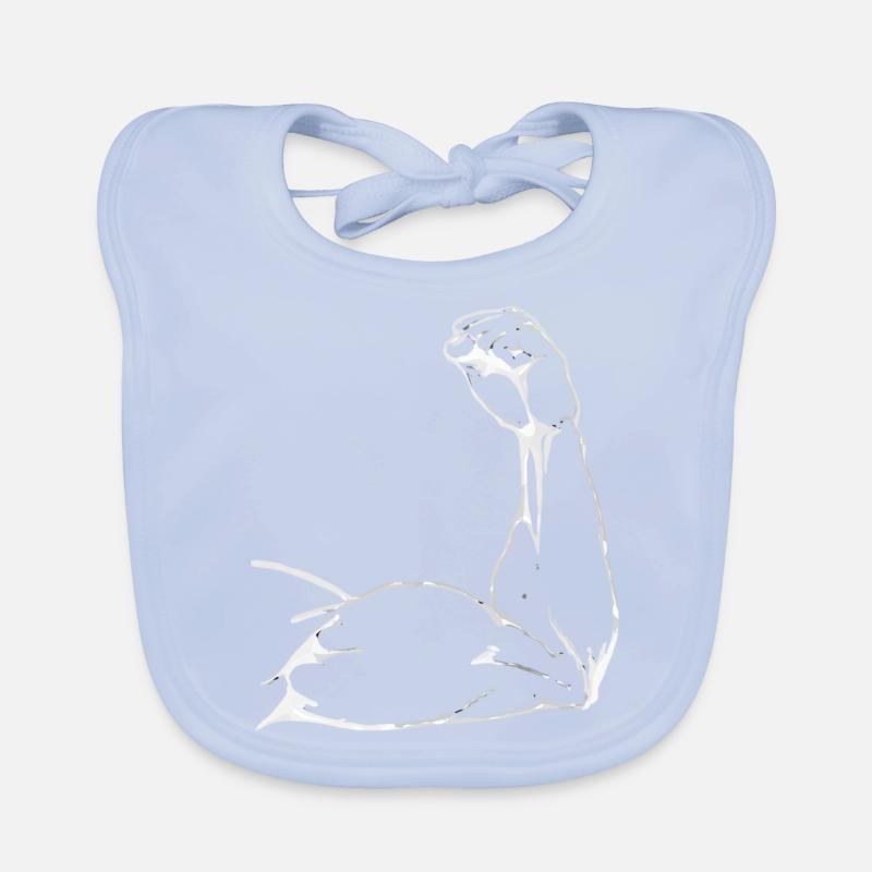 Muscles Organic Baby Bibs