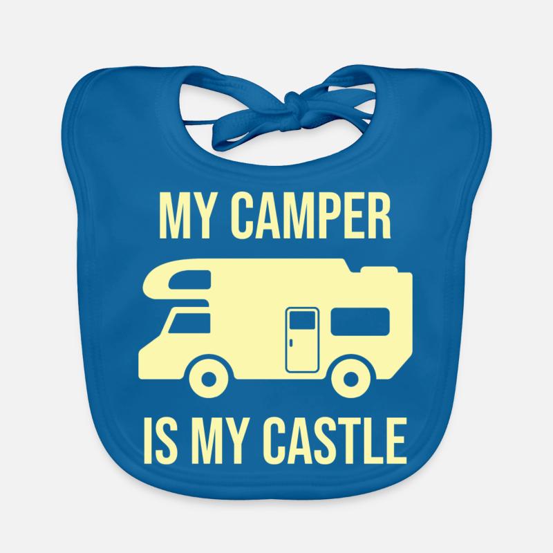 Camper, camping, camper Organic Baby Bibs