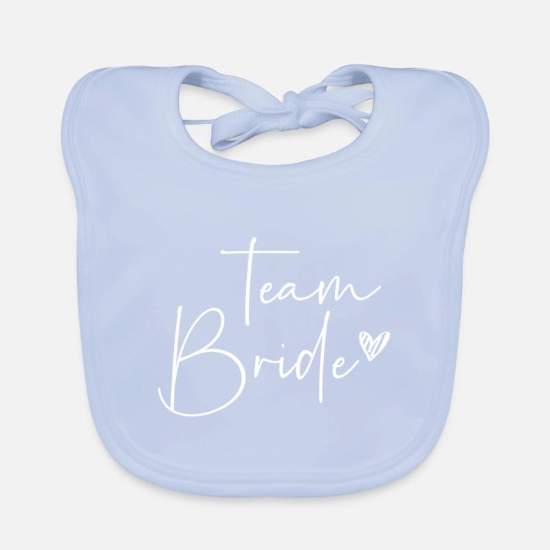 Team Bride Organic Baby Bibs