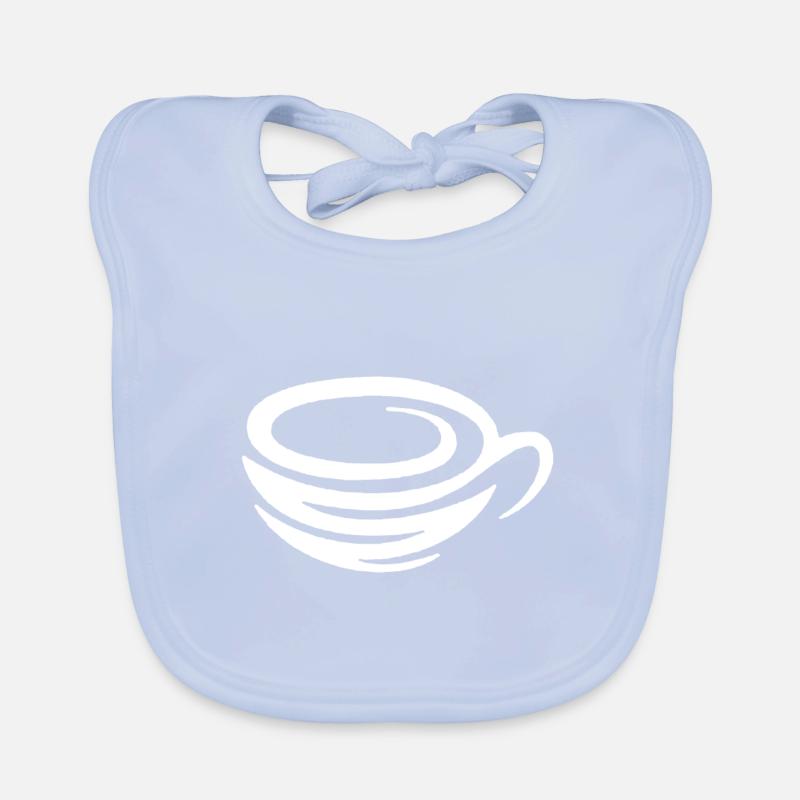 coffee cup Organic Baby Bibs