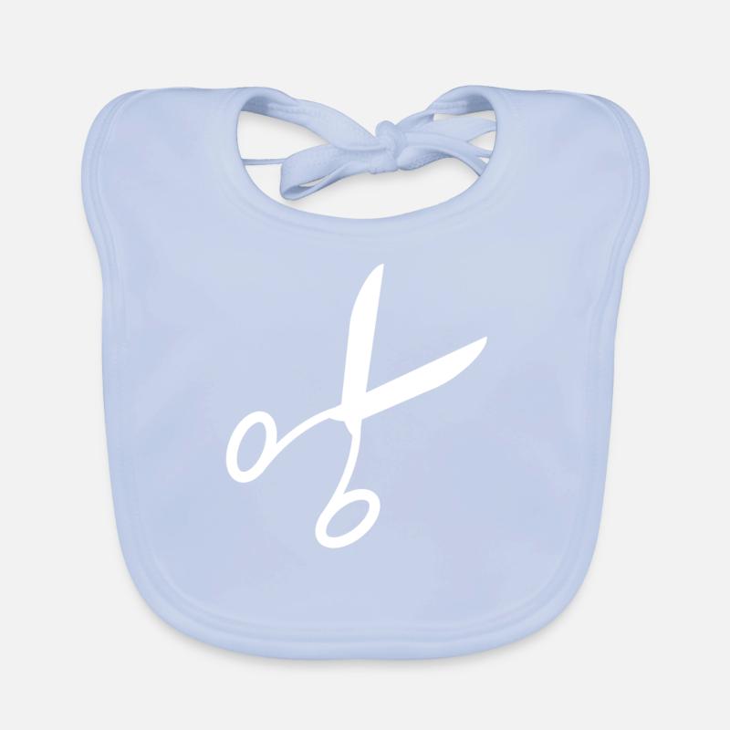 les ciseaux Bavoir bio Bébé