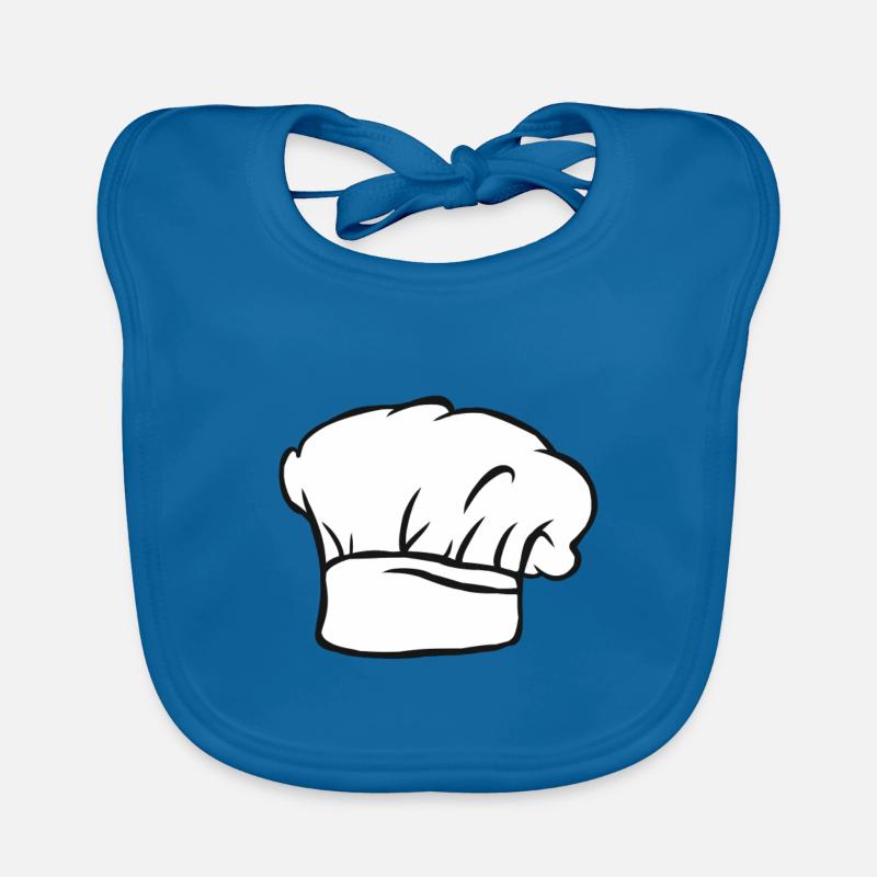 Chef's hat Hobby cook Baker Cook Cook Gift Organic Baby Bibs