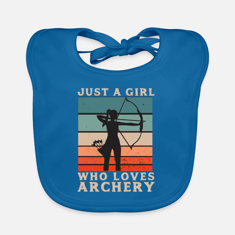 Archery - Archery - Bow and Arrow Organic Baby Bibs