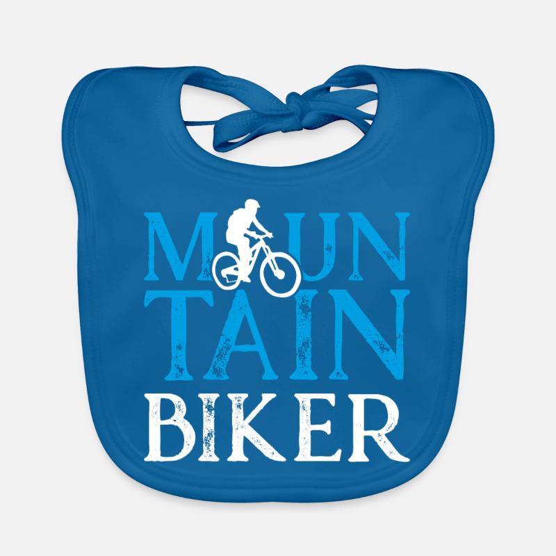 Mountain bikers Organic Baby Bibs