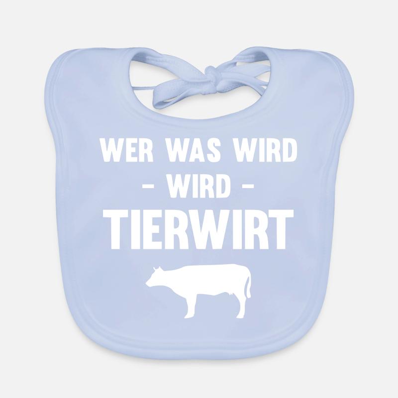 Wer was wird wird Tierwirt Baby Bio-Lätzchen