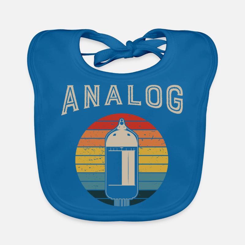 Retro Analog Modular Synthesizer Musician Organic Baby Bibs