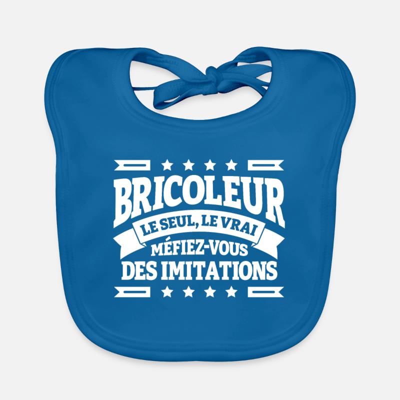 LE VRAI BRICOLEUR Bavoir bio Bébé