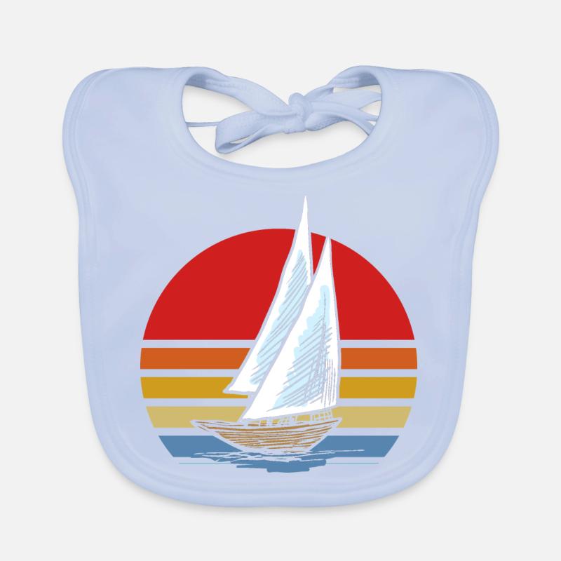 sailing Organic Baby Bibs