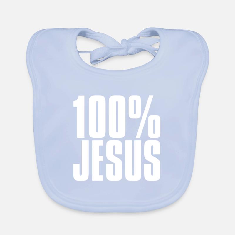 100% JÉSUS Bavoir bio Bébé