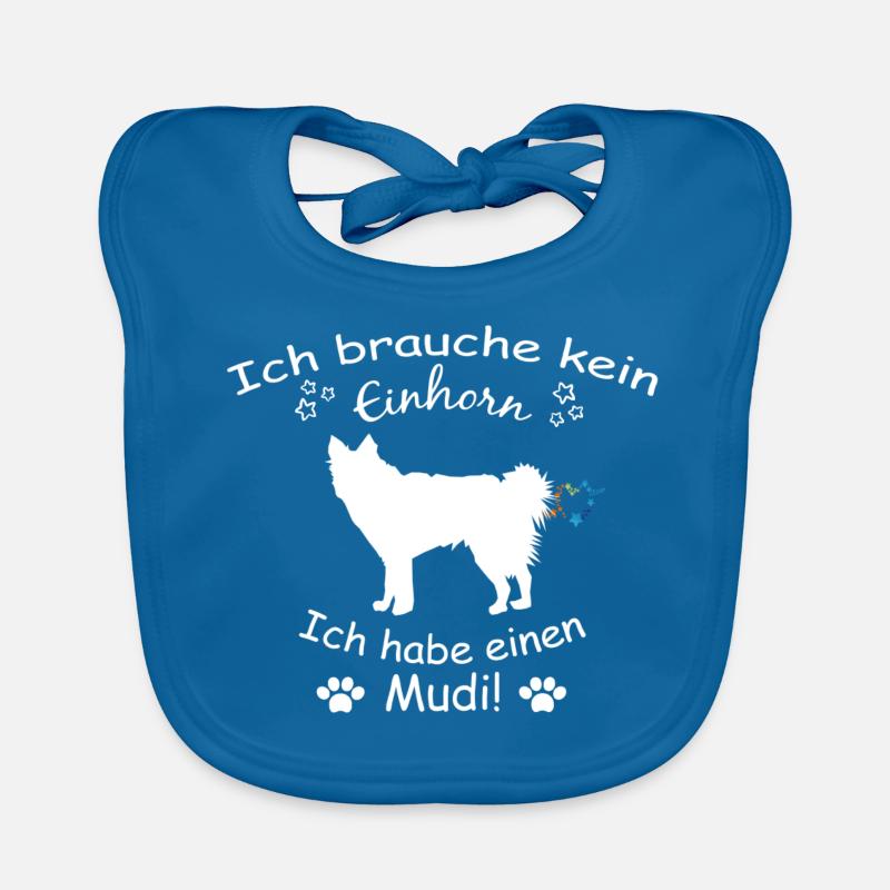 Mudi Hund - Mudi Baby Bio-Lätzchen