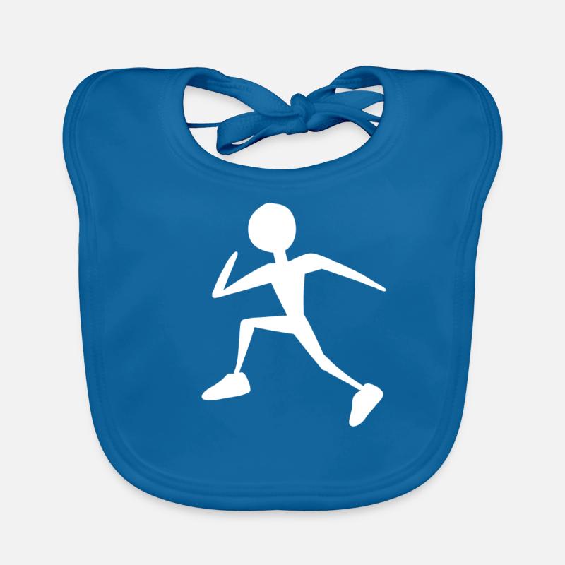 course sport Bavoir bio Bébé