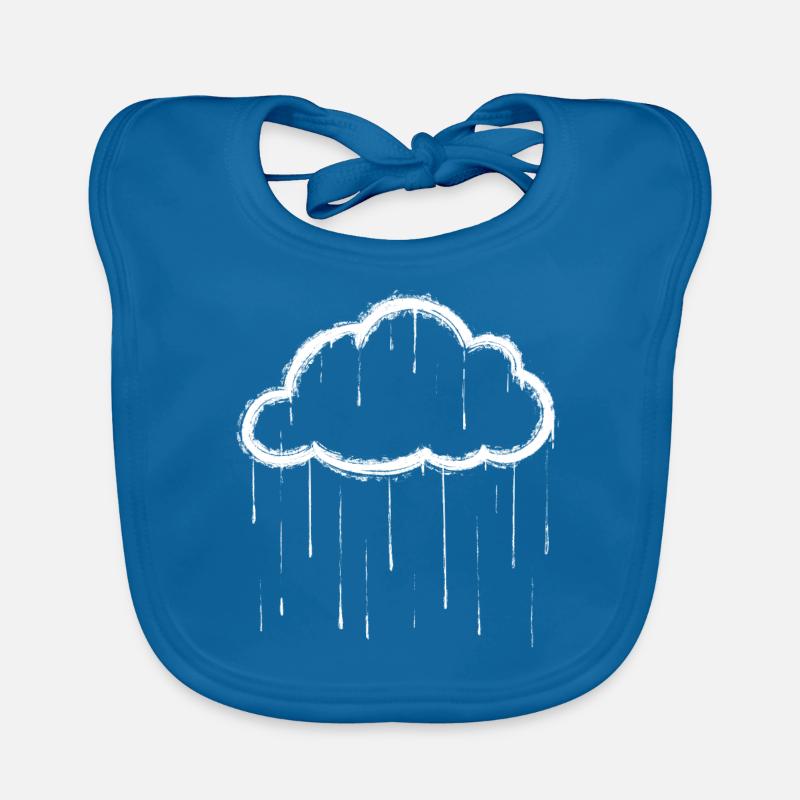 Nuages - Rainy Cloud Bavoir bio Bébé