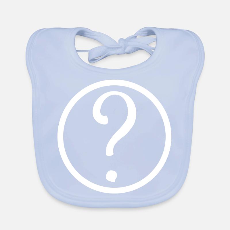 point d’interrogation symbole Bavoir bio Bébé