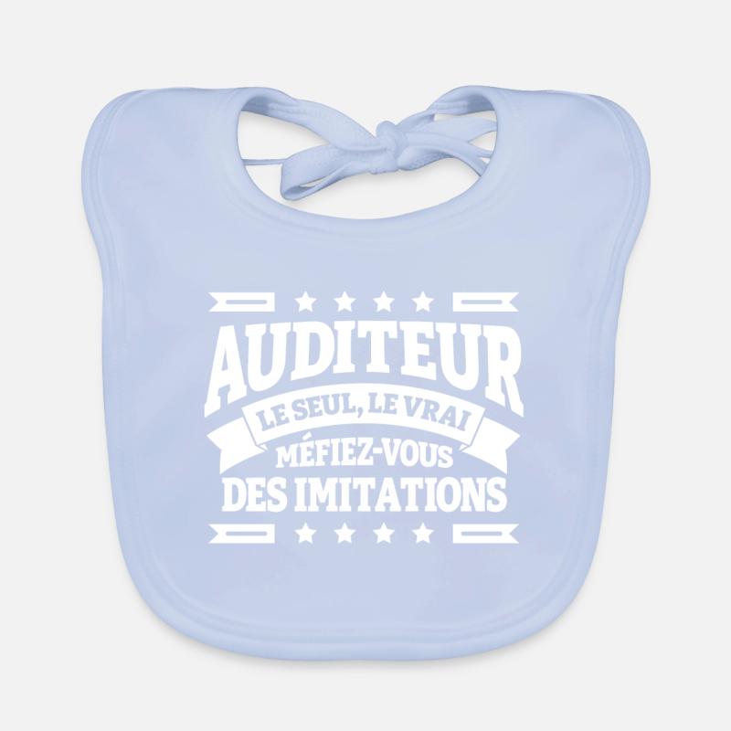 AUDITEUR LE SEUL LE VRAI Bavoir bio Bébé