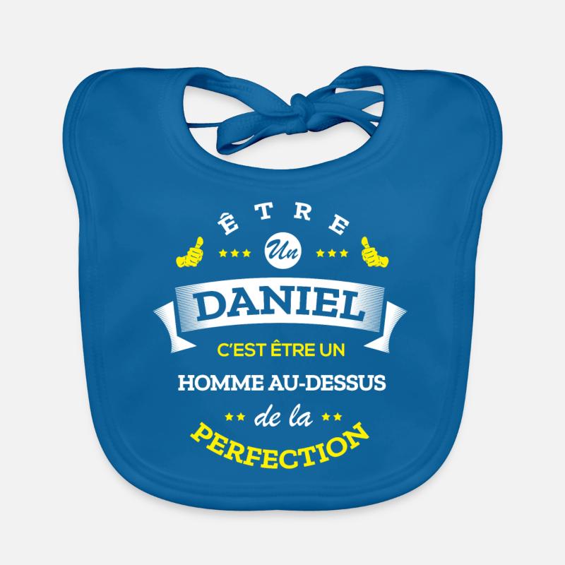DANIEL PARFAIT - NOM DANIEL Bavoir bio Bébé