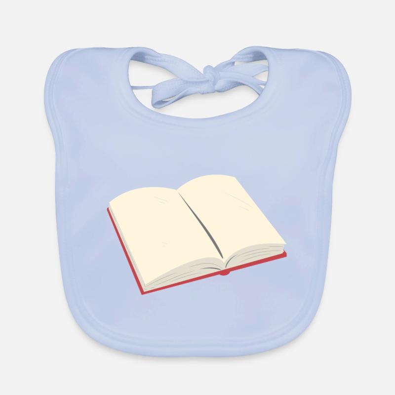 Offenes Buch Baby Bio-Lätzchen