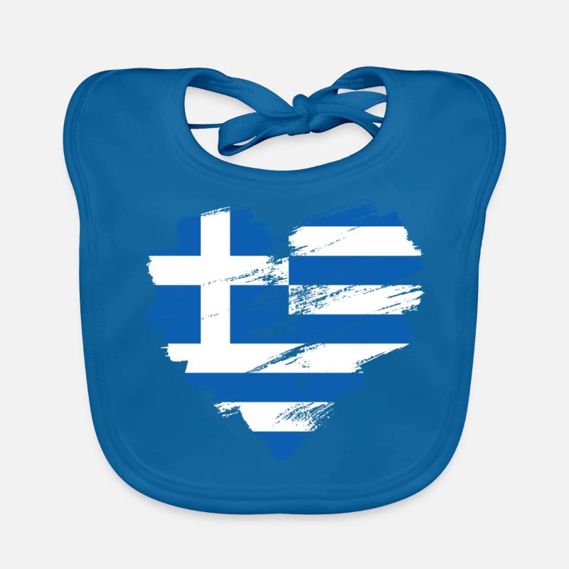 Grèce Bavoir bio Bébé