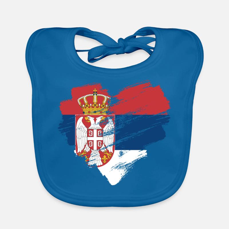 Serbie Bavoir bio Bébé