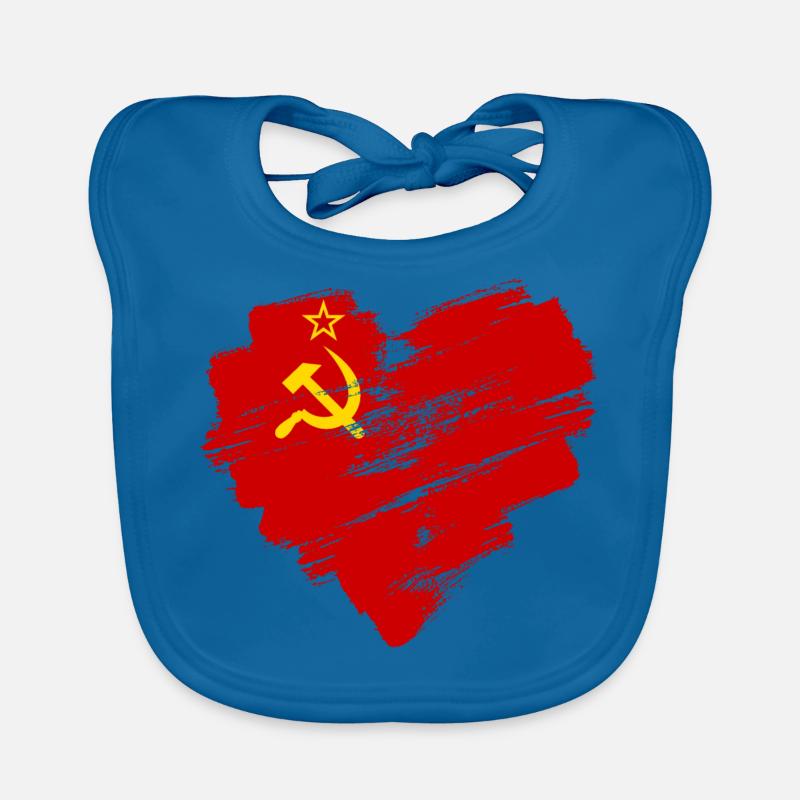 Soviet Union Organic Baby Bibs