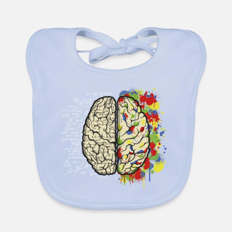 Brain Maths Organic Baby Bibs