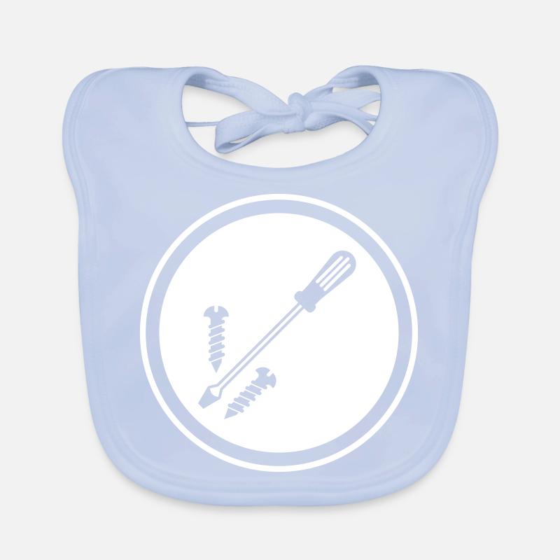 Screwdriver icon Organic Baby Bibs