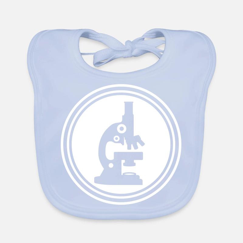 Icône d’icône de microscope Bavoir bio Bébé
