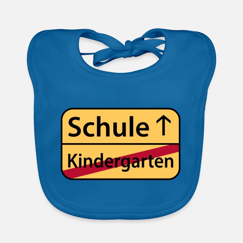 Kinder bye bye Kindergarten Schulkind 2022 Geschen Baby Bio-Lätzchen