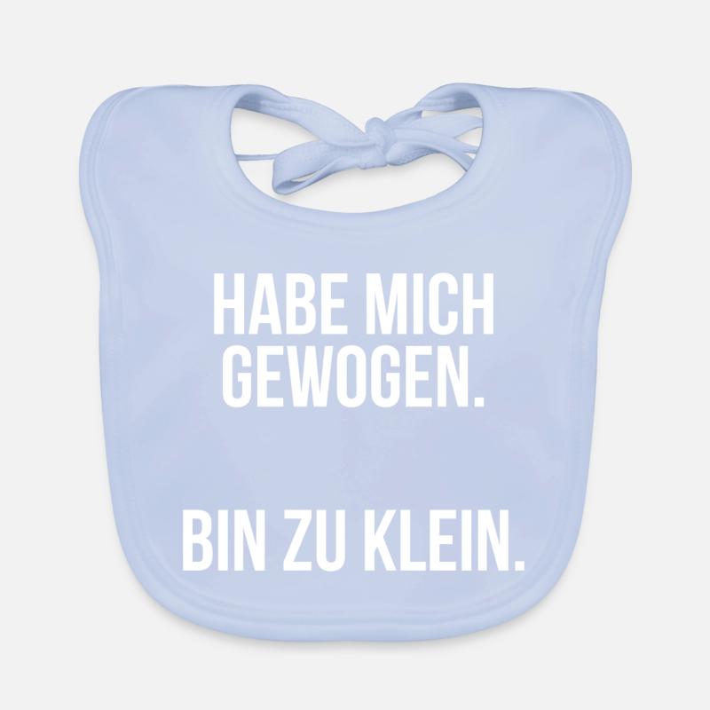Habe mich gewogen bin zu klein Baby Bio-Lätzchen