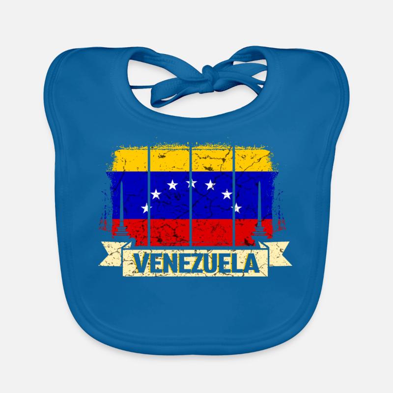 Drapeau du Venezuela Bavoir bio Bébé
