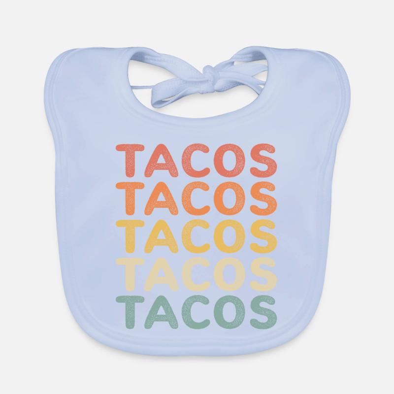 Retro tacos taco Bavoir bio Bébé