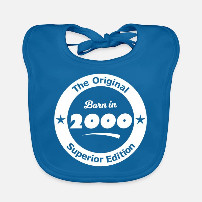 Né en 2000 Bavoir bio Bébé