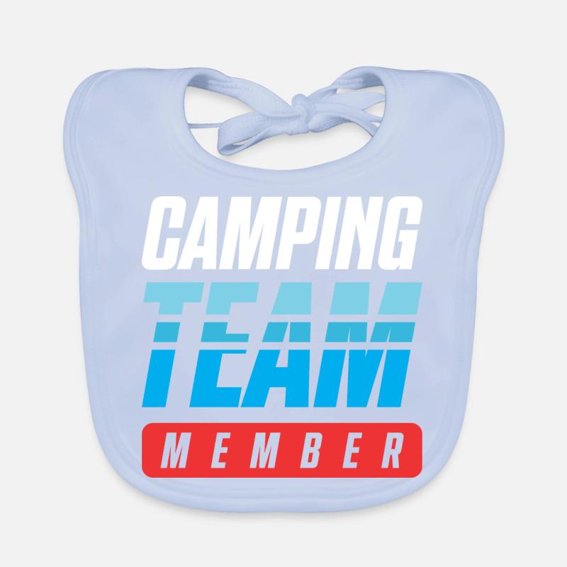 Équipe de camping Bavoir bio Bébé