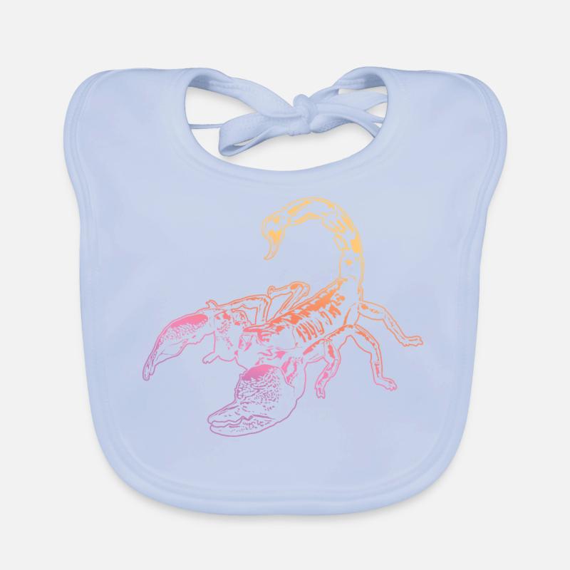 Cool Scorpion Insect Sketch Graphic Scorpion Lover Bavoir bio Bébé