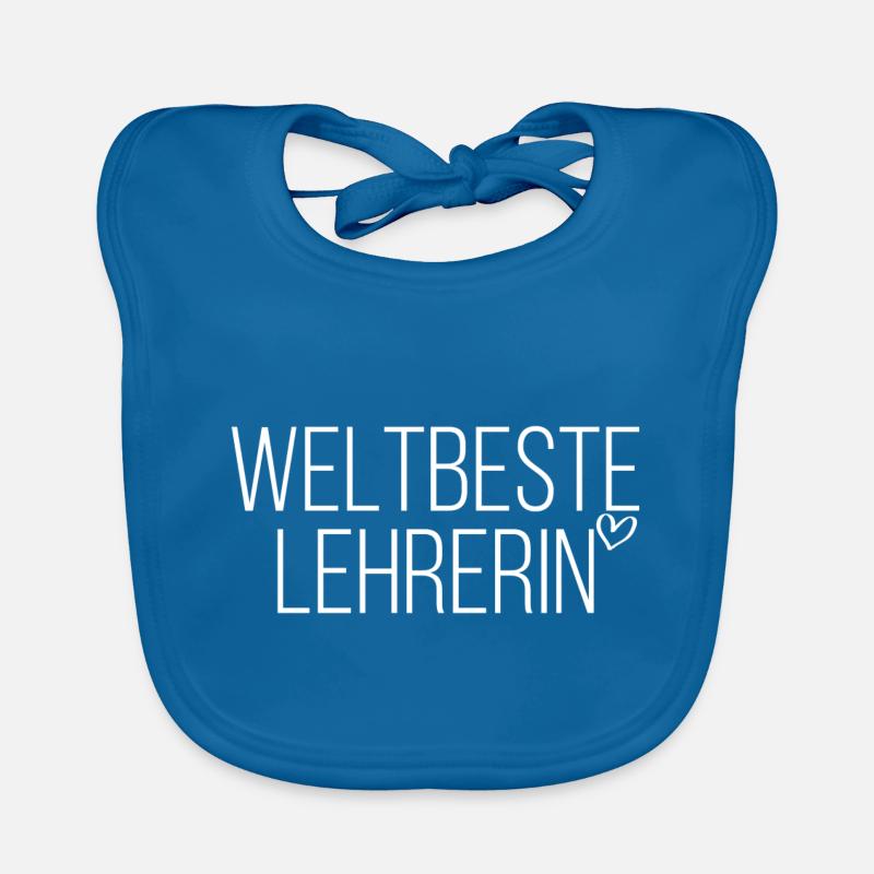 Weltbeste Lehrerin Baby Bio-Lätzchen